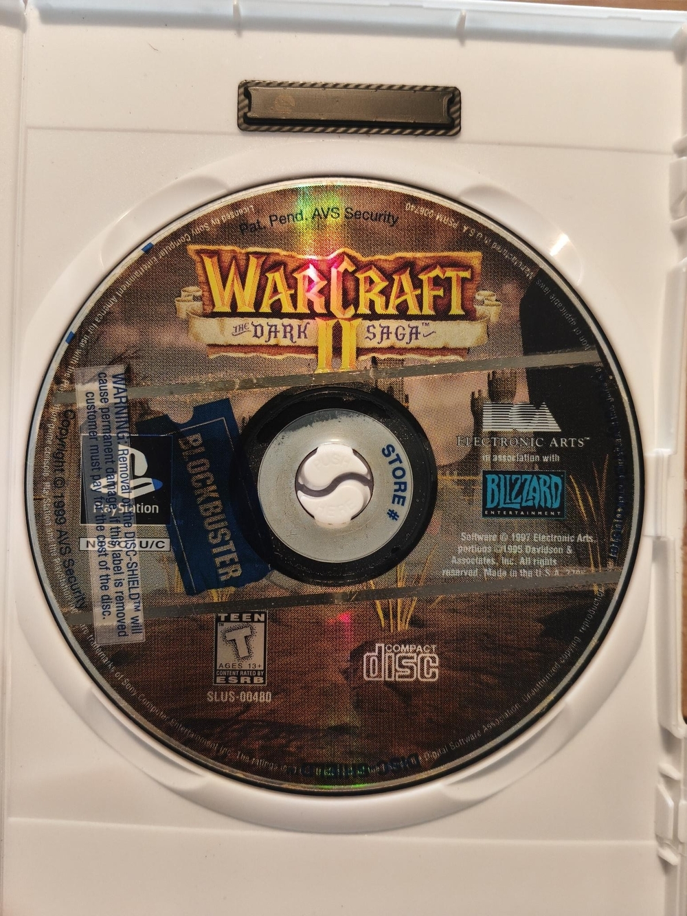 Warcraft II: The Dark Saga (Sony PlayStation 1, 1997) PS1 - Tested & Working